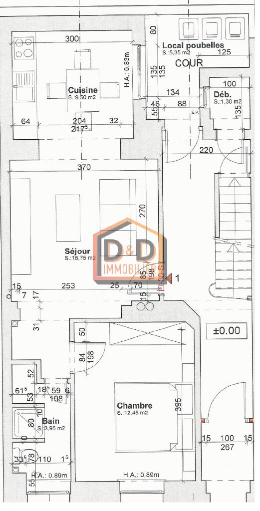 Appartement à Esch-Sur-Alzette, 48 m², 1 chambre, 234 680 €